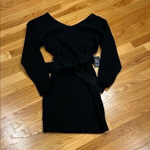 Express Black Knit sweater Dress
